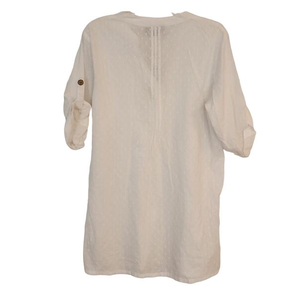 Club Z Collection White Coverup, NWT - Picture 7 of 8